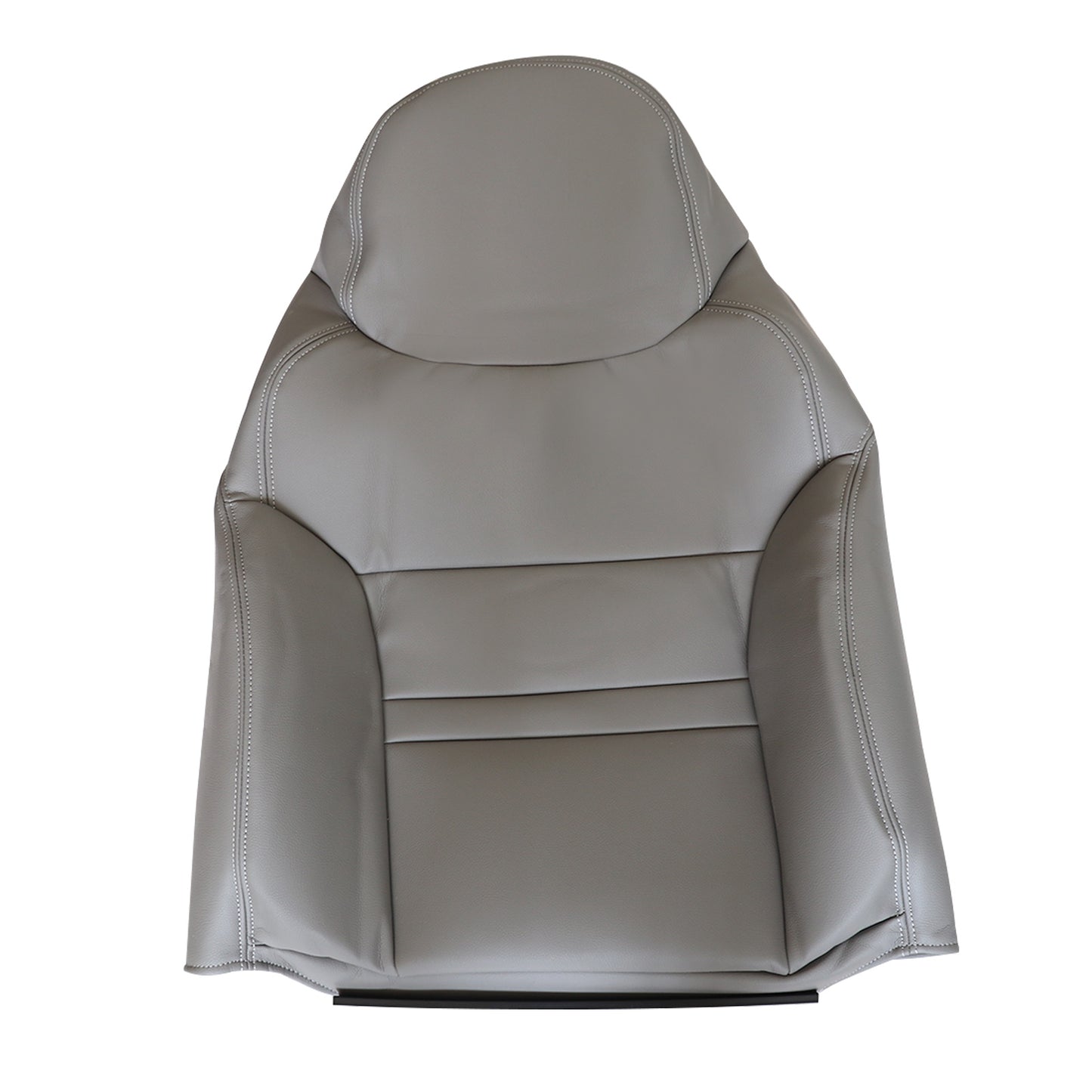 Fits Ford Excursion Limited 2000 Driver Back Leather Seat Cover Medium Gray