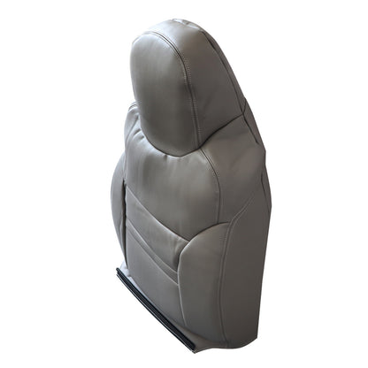 Fits Ford Excursion Limited 2000 Driver Back Leather Seat Cover Medium Gray
