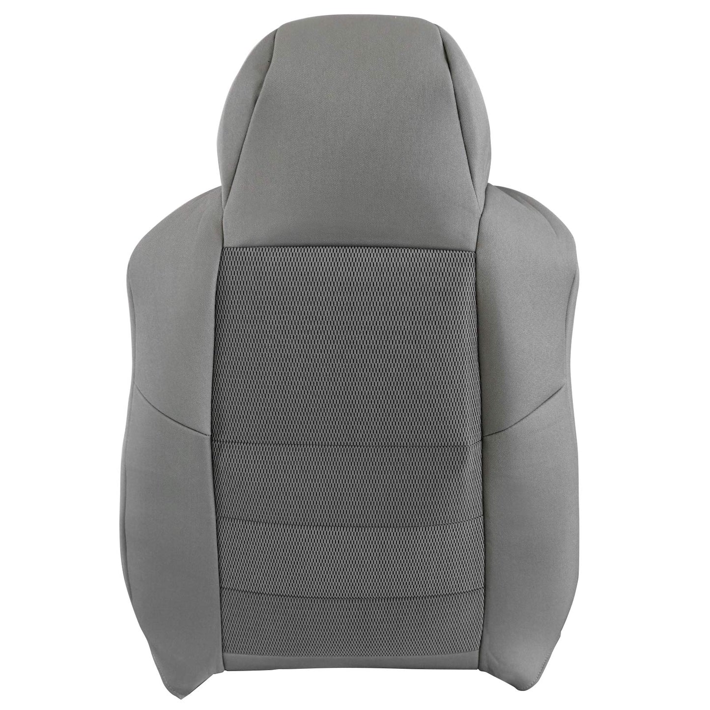 For 2003-2007 Ford F250 F350 XLT Driver Side Lean Back Cloth Seat Cover Med Gray