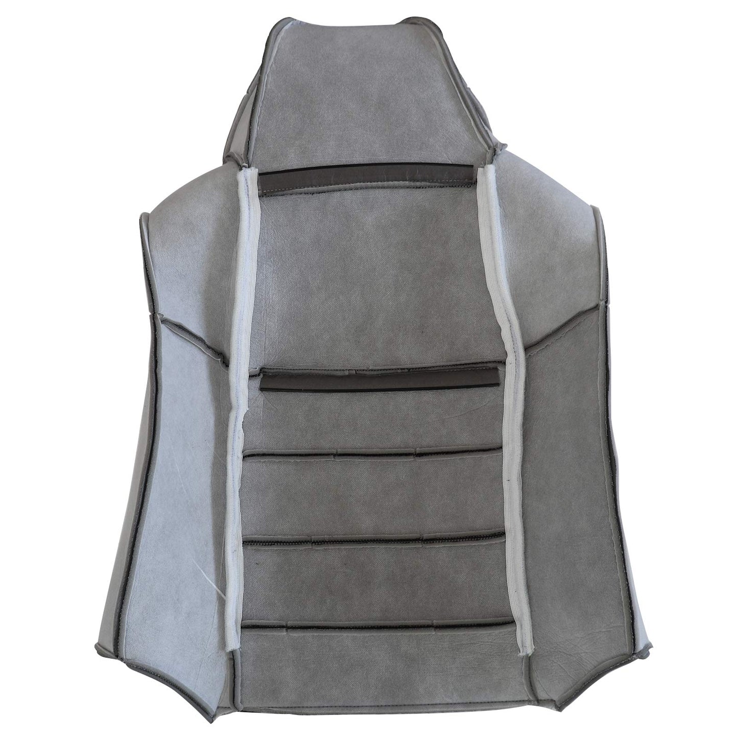 For 2003-2007 Ford F250 F350 XLT Driver Side Lean Back Cloth Seat Cover Med Gray