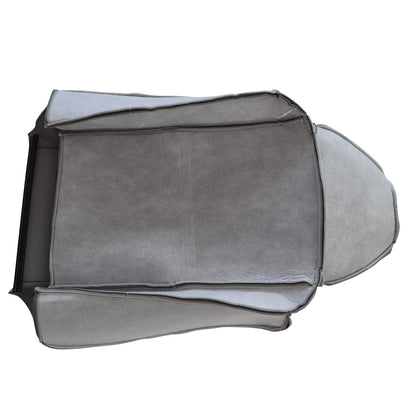 For 2003-2007 Ford F250 F350 XLT Driver Side Lean Back Cloth Seat Cover Med Gray