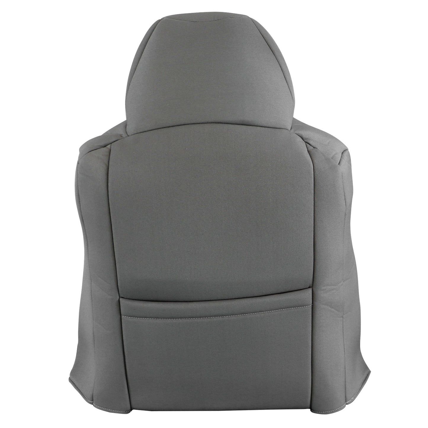 For 2003-2007 Ford F250 F350 XLT Driver Side Lean Back Cloth Seat Cover Med Gray