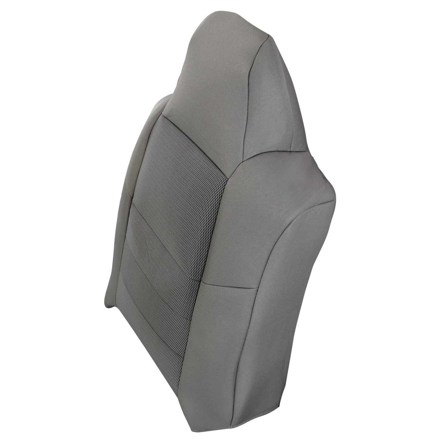 For 2003-2007 Ford F250 F350 XLT Driver Side Lean Back Cloth Seat Cover Med Gray