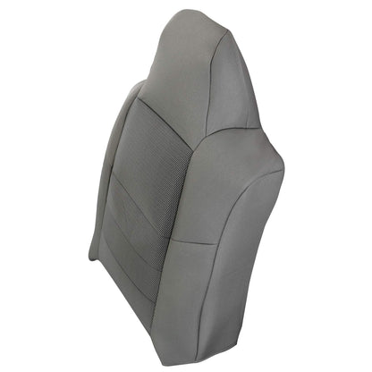 For 2003-2007 Ford F250 F350 XLT Driver Side Lean Back Cloth Seat Cover Med Gray