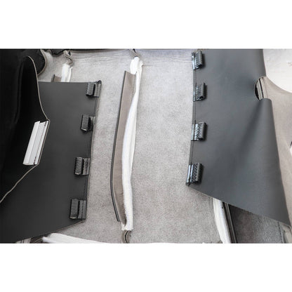 Passenger Side Leather Bottom Seat Cover Black For Ford Expedition 2007-2014