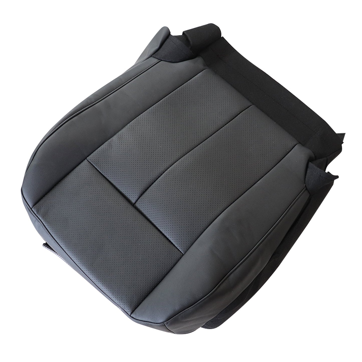 Passenger Side Leather Bottom Seat Cover Black For Ford Expedition 2007-2014