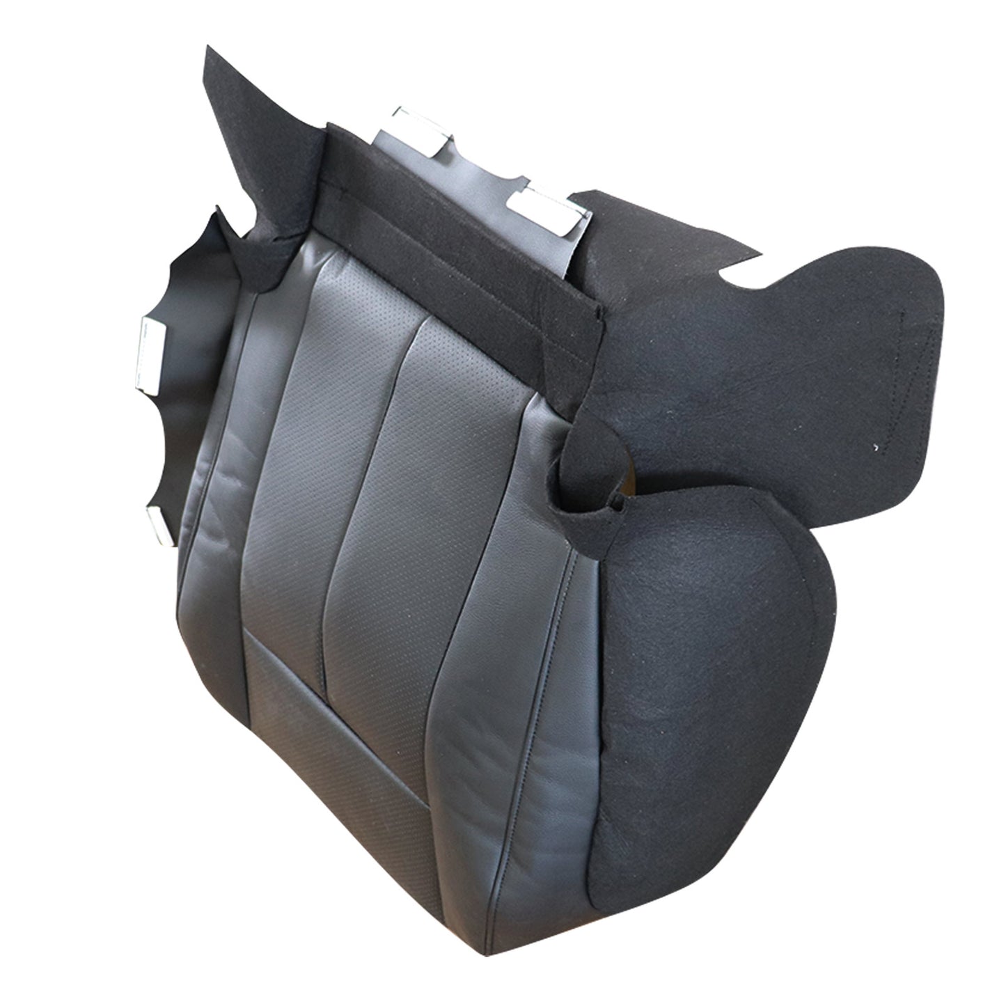 Passenger Side Leather Bottom Seat Cover Black For Ford Expedition 2007-2014