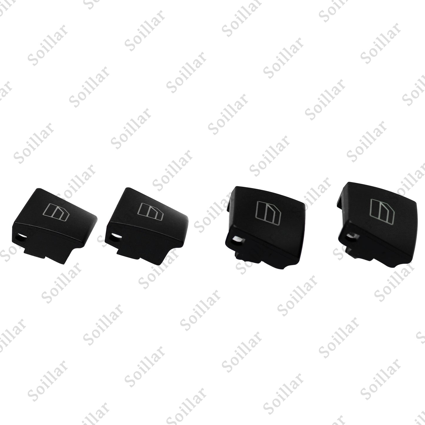 4pcs Driver Window Switch Button Cap for Mercedes-Benz W204 C-Class W212 X156