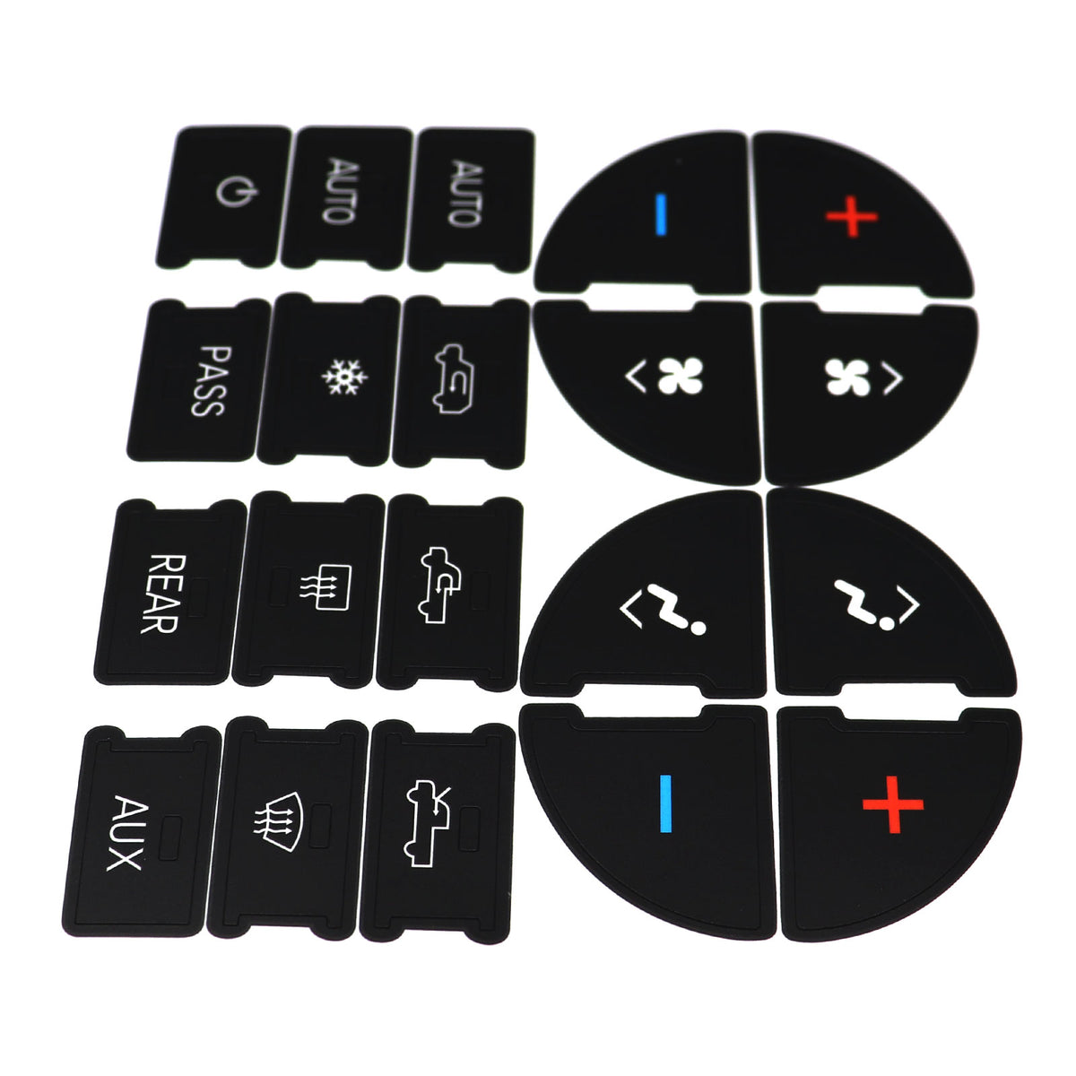 For 06-14 GMC Sierra Chevy Suburban Replacement Climate Control Button Stickers
