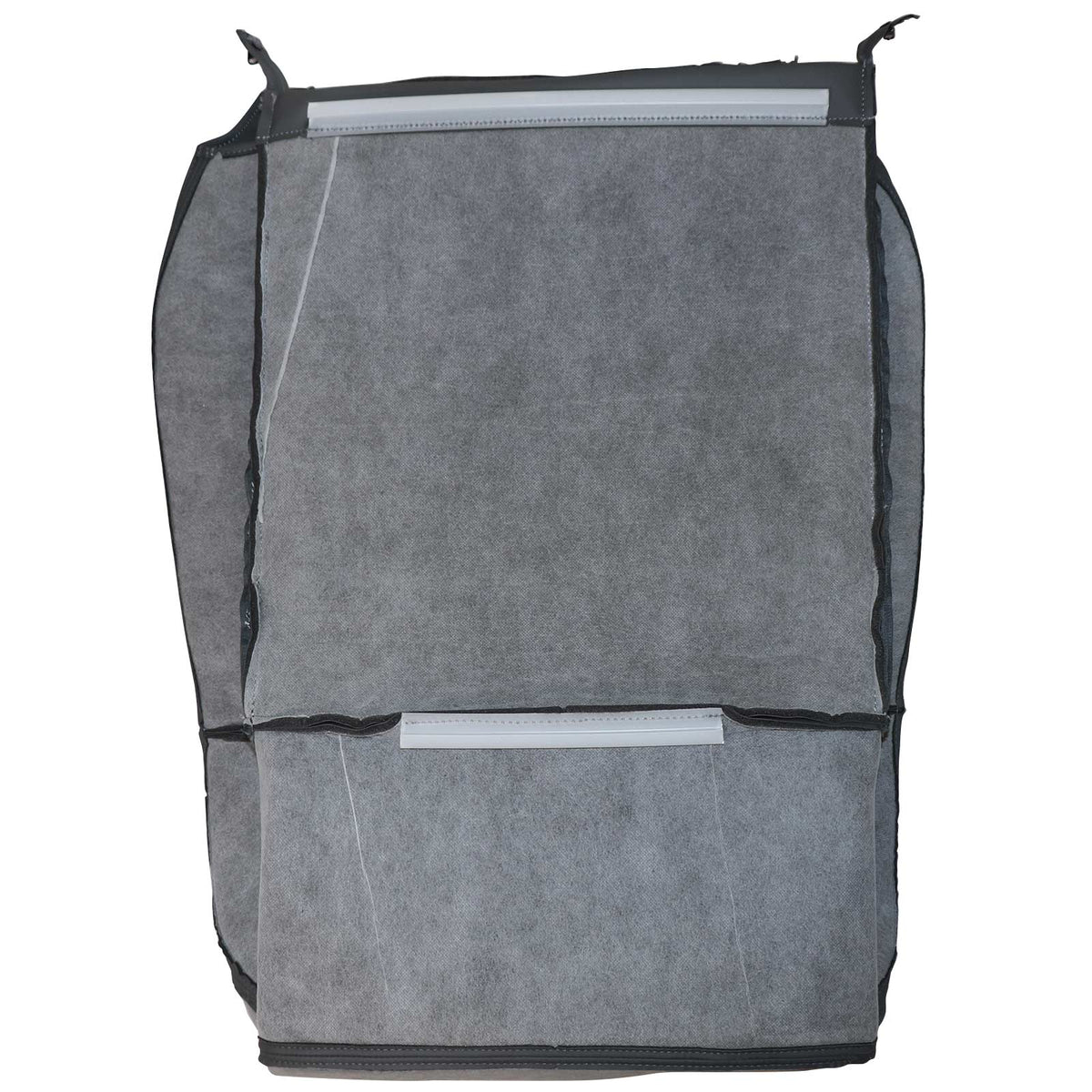For 2009-2014 Ford F150 F-150 Driver Top PERFORATED Leather Seat Cover Gray