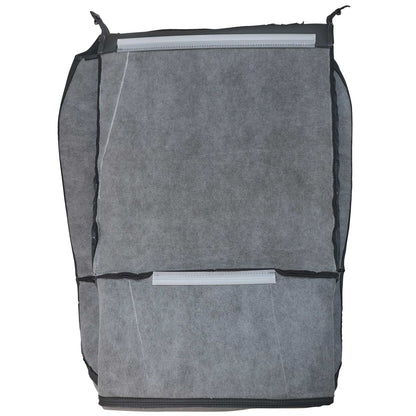 For 2009-2014 Ford F150 F-150 Driver Top PERFORATED Leather Seat Cover Gray