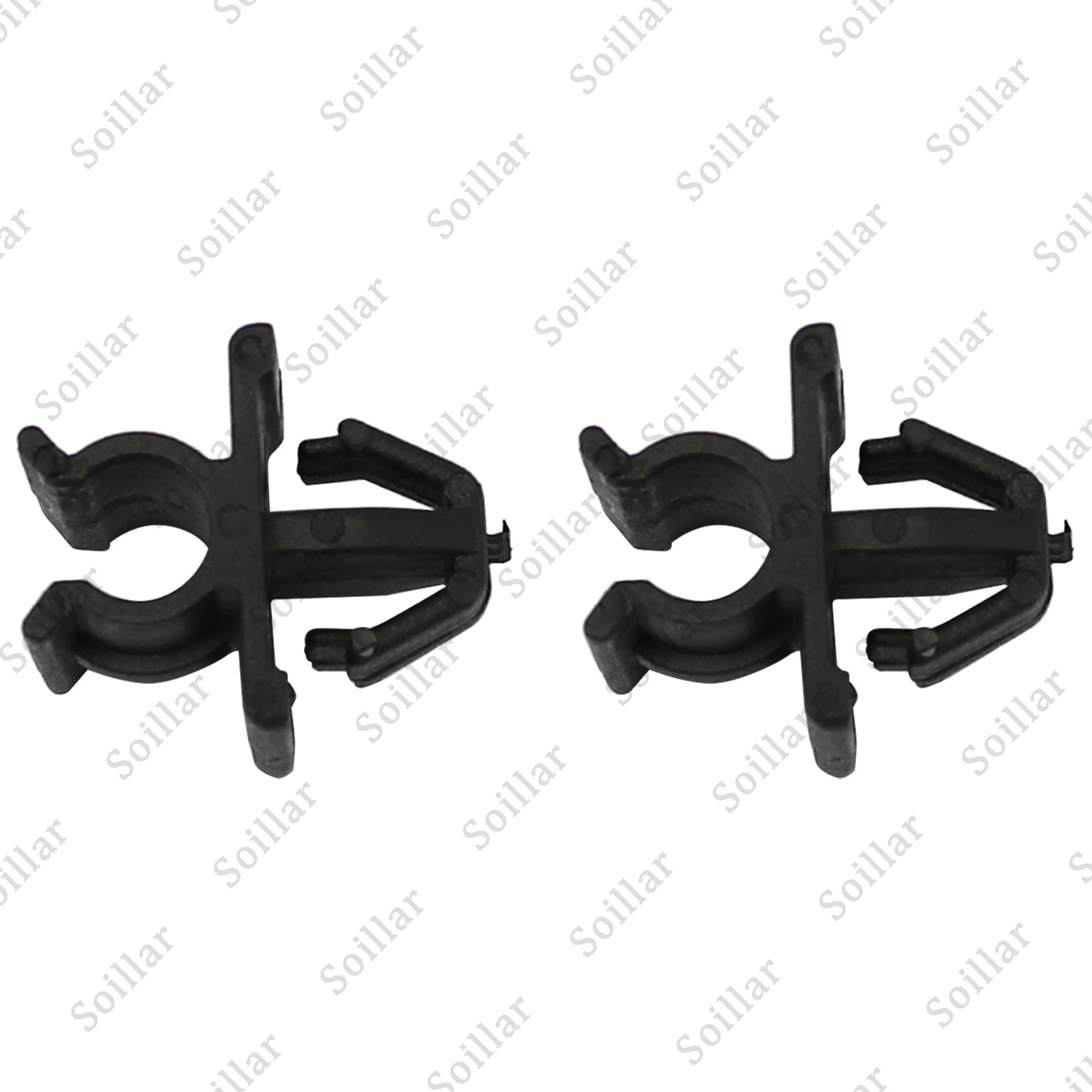 2 Pcs Car Hood Support Prop Rod Holder Clip 65722-JA000 For Nissan Plastic Black
