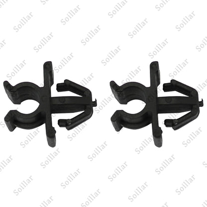 2 Pcs Car Hood Support Prop Rod Holder Clip 65722-JA000 For Nissan Plastic Black