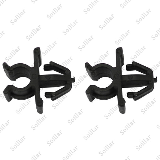 2 Pcs Car Hood Support Prop Rod Holder Clip 65722-JA000 For Nissan Plastic Black