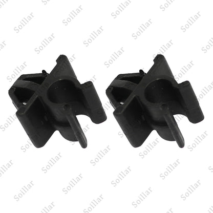2 Pcs Car Hood Support Prop Rod Holder Clip 65722-JA000 For Nissan Plastic Black