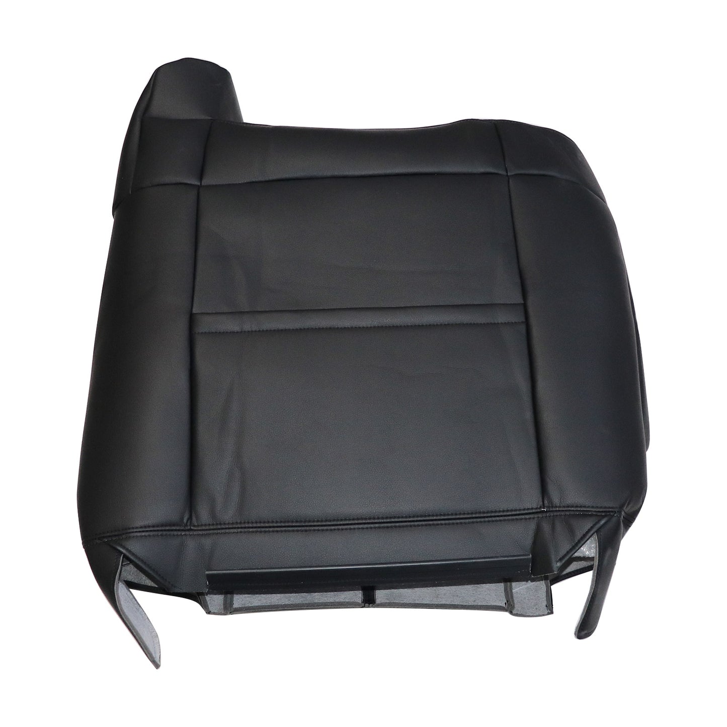 For 1999 2000 2001 2002 Chevy Silverado Driver Top Leather Seat Cover Black