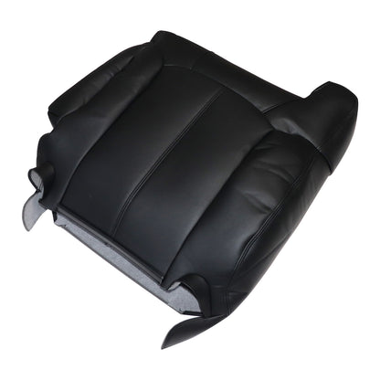 For 1999 2000 2001 2002 Chevy Silverado Driver Top Leather Seat Cover Black