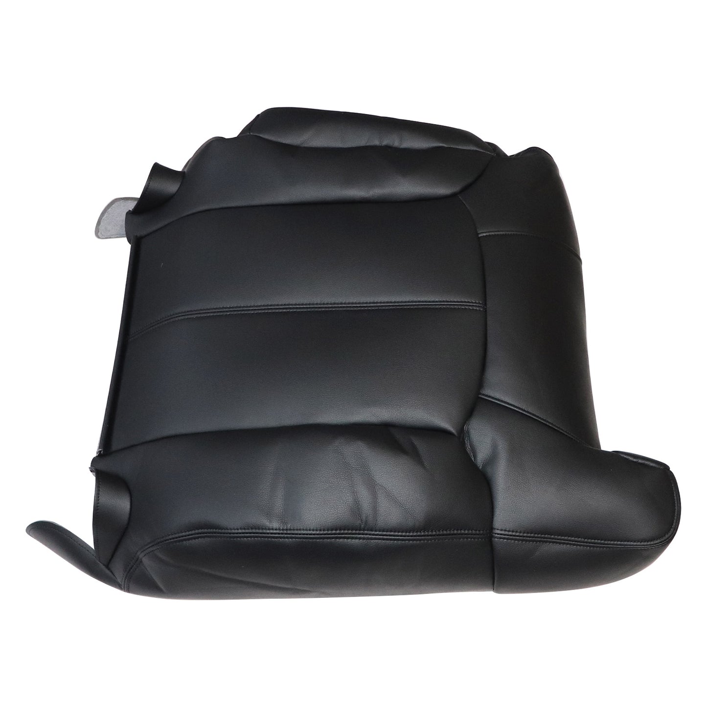 For 1999 2000 2001 2002 Chevy Silverado Driver Top Leather Seat Cover Black