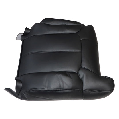 For 1999 2000 2001 2002 Chevy Silverado Driver Top Leather Seat Cover Black