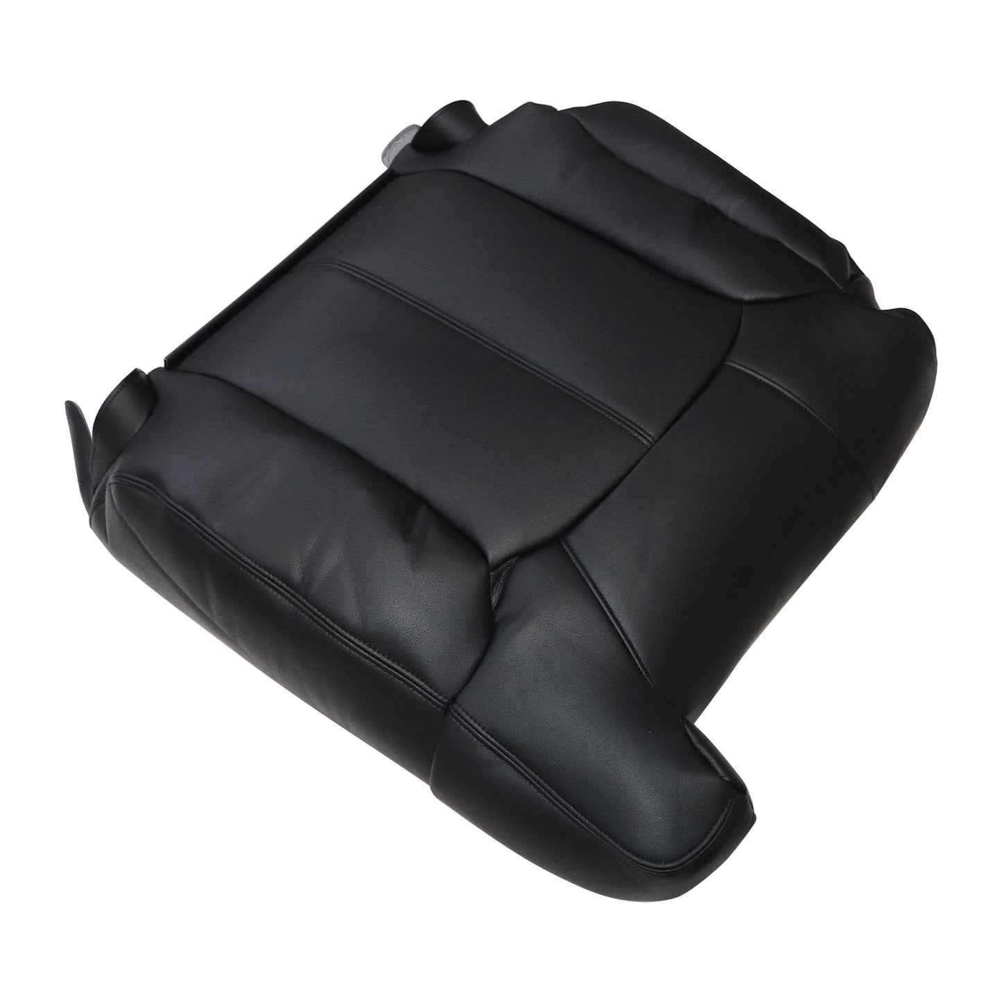For 1999 2000 2001 2002 Chevy Silverado Driver Top Leather Seat Cover Black