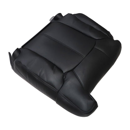 For 1999 2000 2001 2002 Chevy Silverado Driver Top Leather Seat Cover Black
