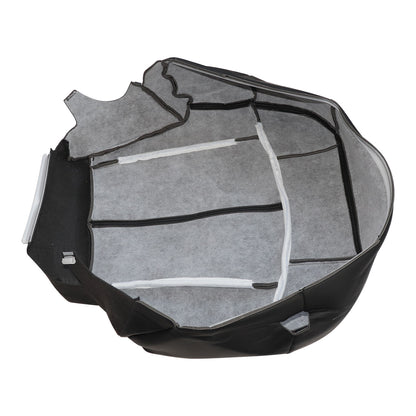 For 1999-2002 Chevy Silverado GMC Sierra Driver Bottom Leather Seat Cover Black