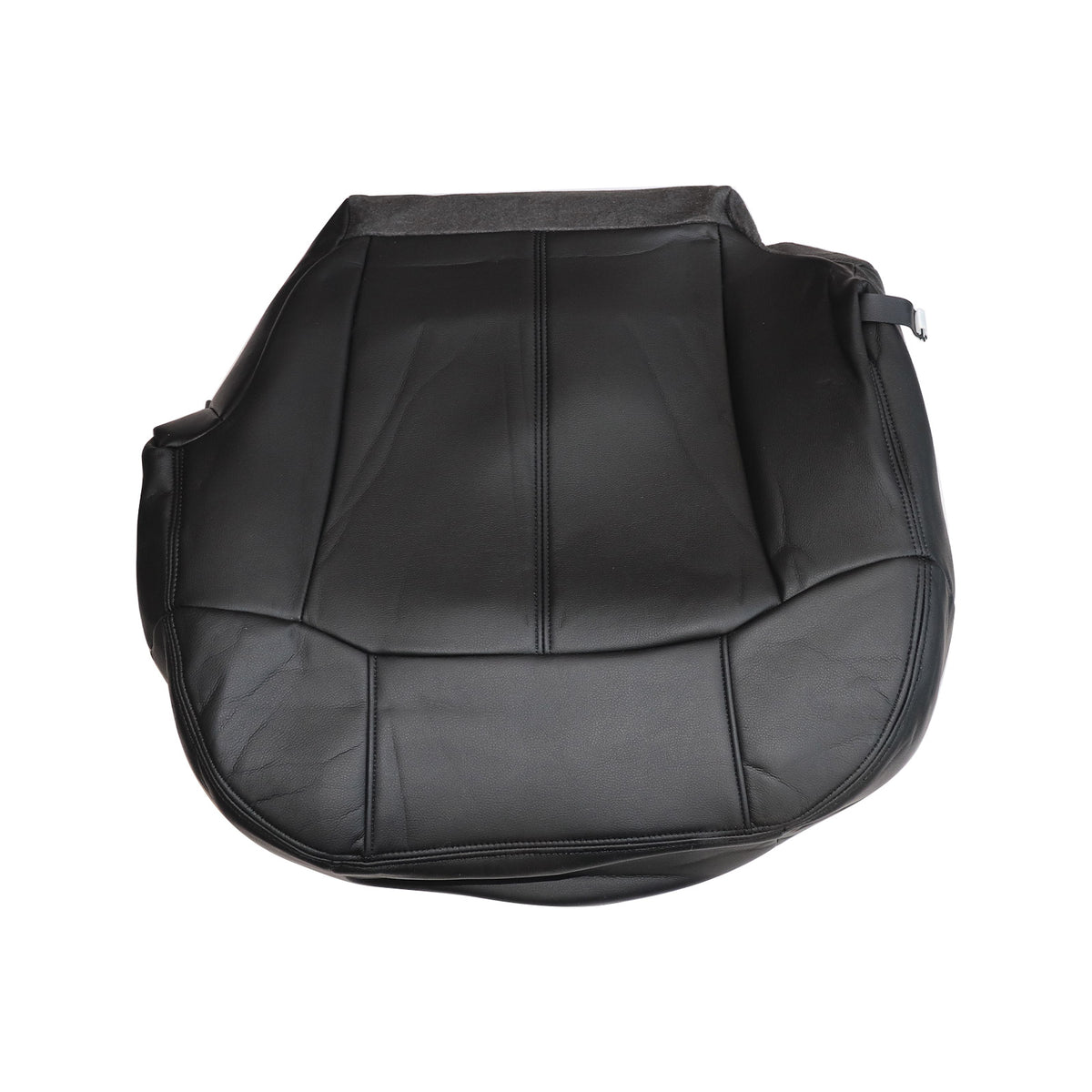For 1999-2002 Chevy Silverado GMC Sierra Driver Bottom Leather Seat Cover Black