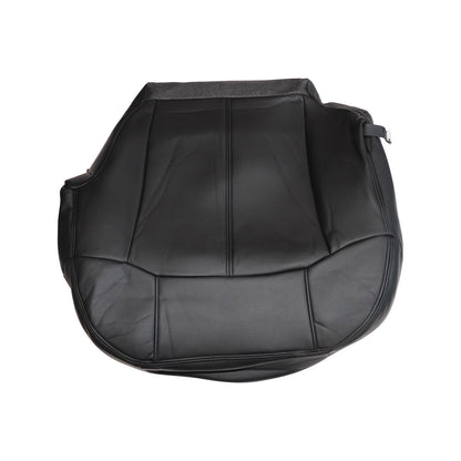 For 1999-2002 Chevy Silverado GMC Sierra Driver Bottom Leather Seat Cover Black
