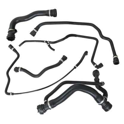 Fits 2004 2005 BMW 545i 645Ci Radiator Coolant Water Hose Pipe Kit 6 Hoses i