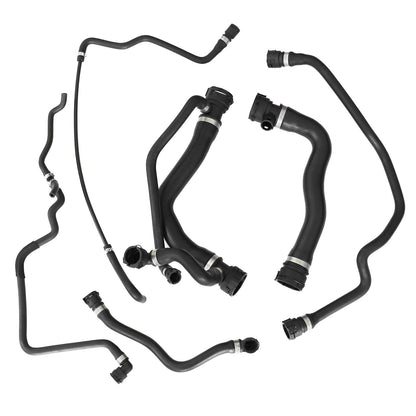 Fits 2004 2005 BMW 545i 645Ci Radiator Coolant Water Hose Pipe Kit 6 Hoses i