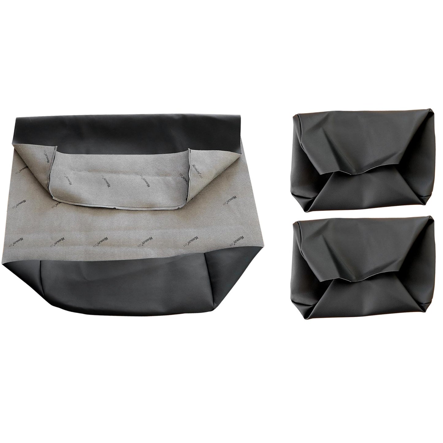 For 1982-2000 Club Car PRE-2000 DS Golf Cart Front Seat Cover Black 3 pieces