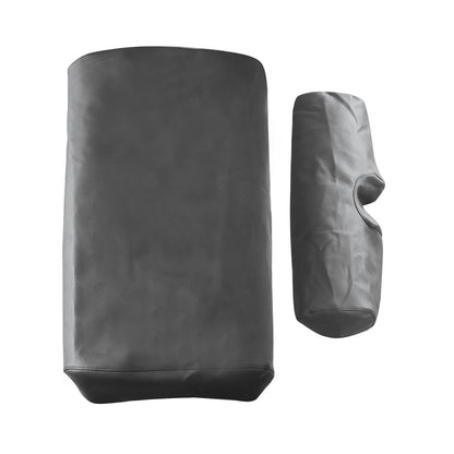 Replacement For E-Z-Go TXT Golf Cart Leather Seat Cover Black 2 Pieces