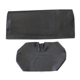 Replacement For E-Z-Go TXT Golf Cart Leather Seat Cover Black 2 Pieces
