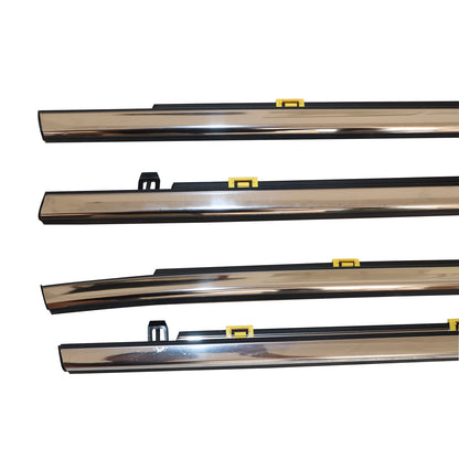 4 ¡Á Outer Window Moulding Trim Weatherstrip Seal Strip For Honda CRV 2017-2022