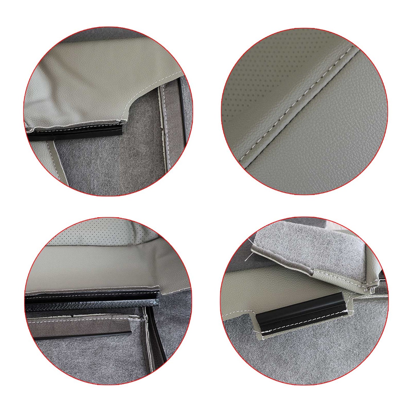 NEW Passenger Bottom Seat Perforated Cover Gray For 2010-2015 Lexus RX350 RX450h
