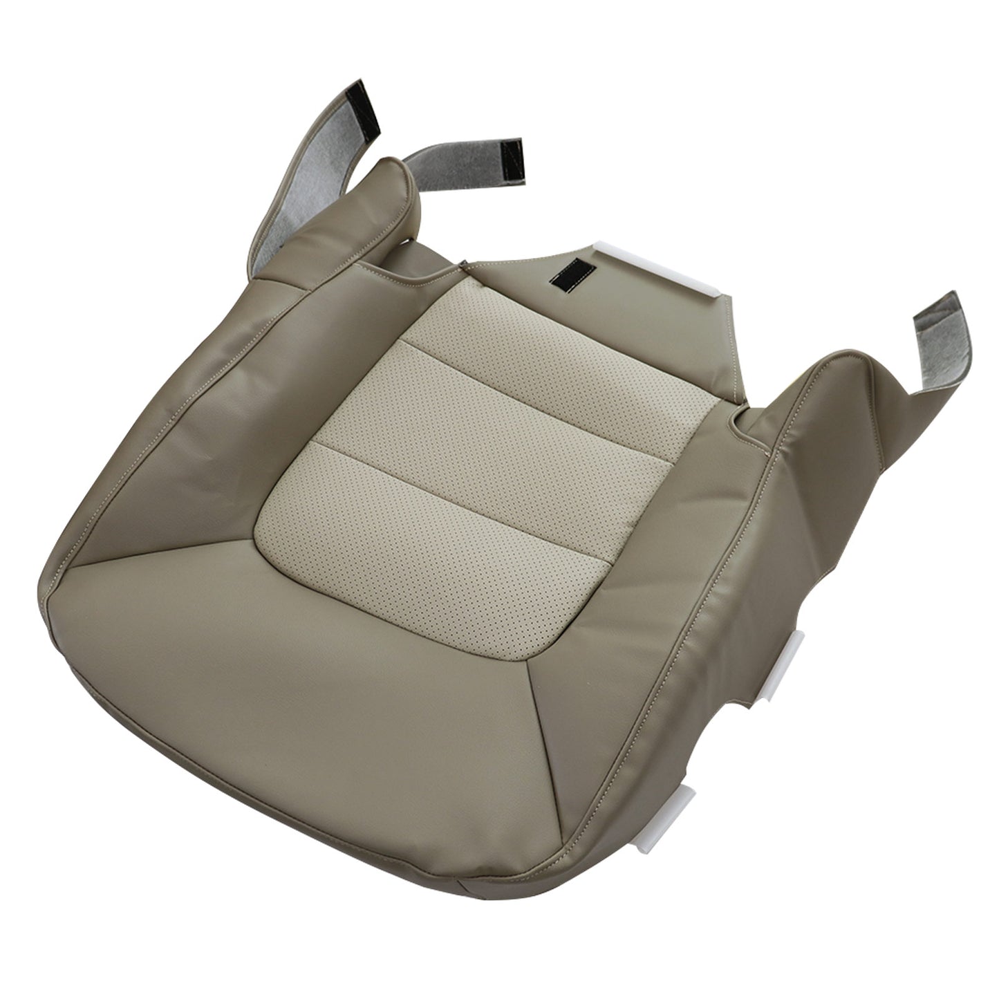 For 2003-06 Ford Expedition Eddie Bauer Driver Bottom Perforated Seat Cover Tan