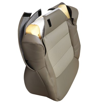 For 2003-06 Ford Expedition Eddie Bauer Driver Bottom Perforated Seat Cover Tan