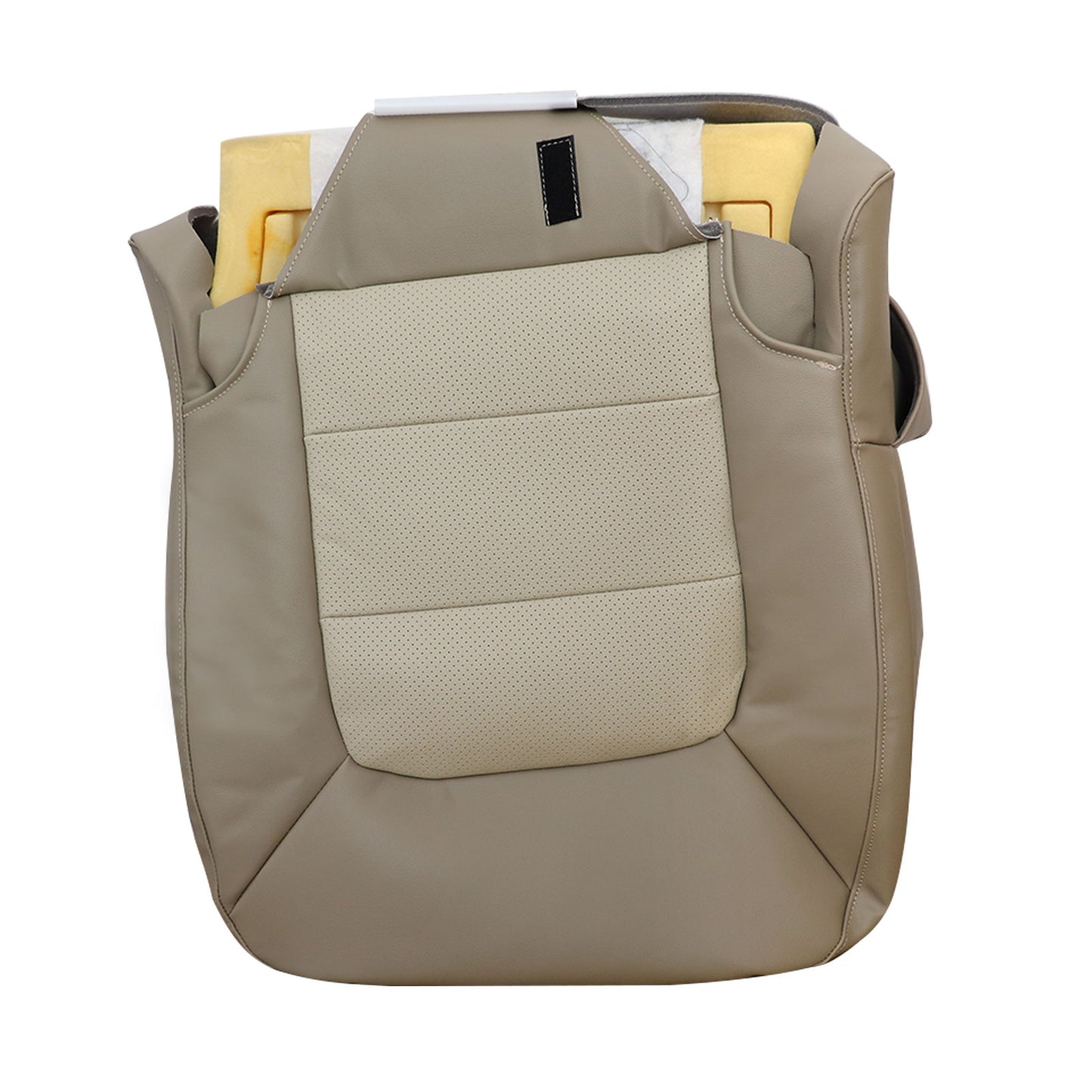 For 2003-2006 Ford Expedition Front Passenger PERF Leather Bottom Seat Cover Tan