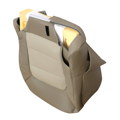 For 2003-2006 Ford Expedition Front Passenger PERF Leather Bottom Seat Cover Tan