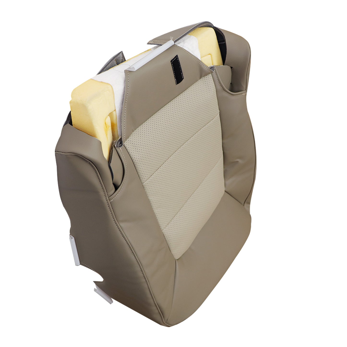 For 2003-2006 Ford Expedition Front Passenger PERF Leather Bottom Seat Cover Tan