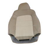 New For 2003-2006 Ford Expedition Driver Top Perforated Seat Cover Leather Tan