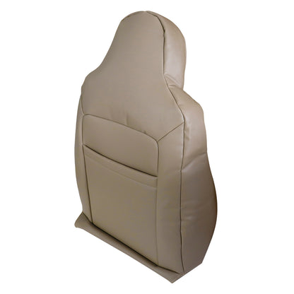 New For 2003-2006 Ford Expedition Driver Top Perforated Seat Cover Leather Tan