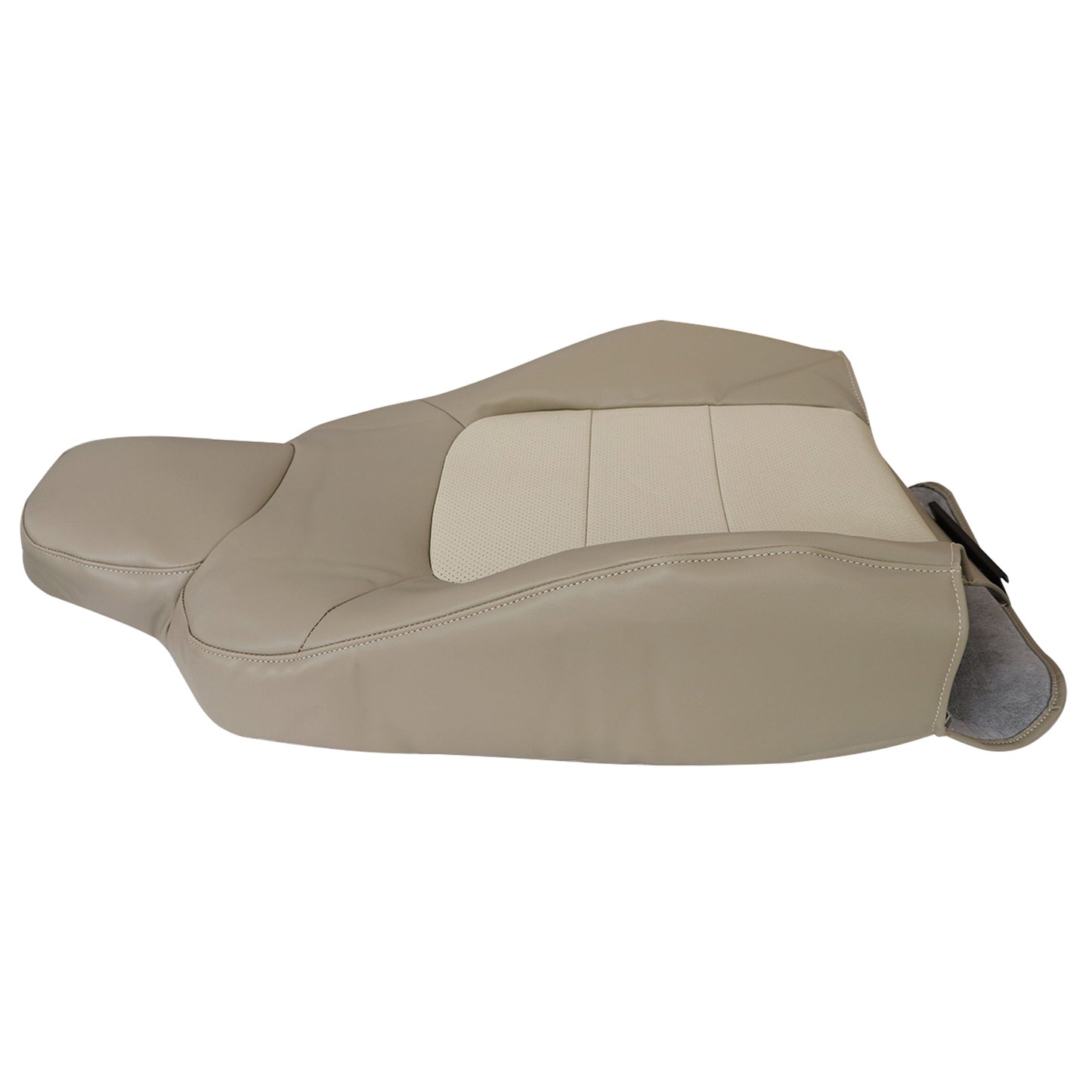 New For 2003-2006 Ford Expedition Driver Top Perforated Seat Cover Leather Tan