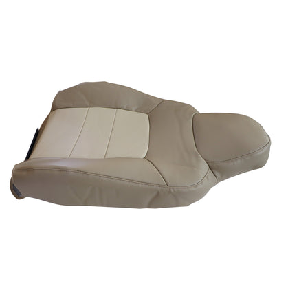 New For 2003-2006 Ford Expedition Driver Top Perforated Seat Cover Leather Tan