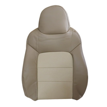 New For 2003-2006 Ford Expedition Driver Top Perforated Seat Cover Leather Tan