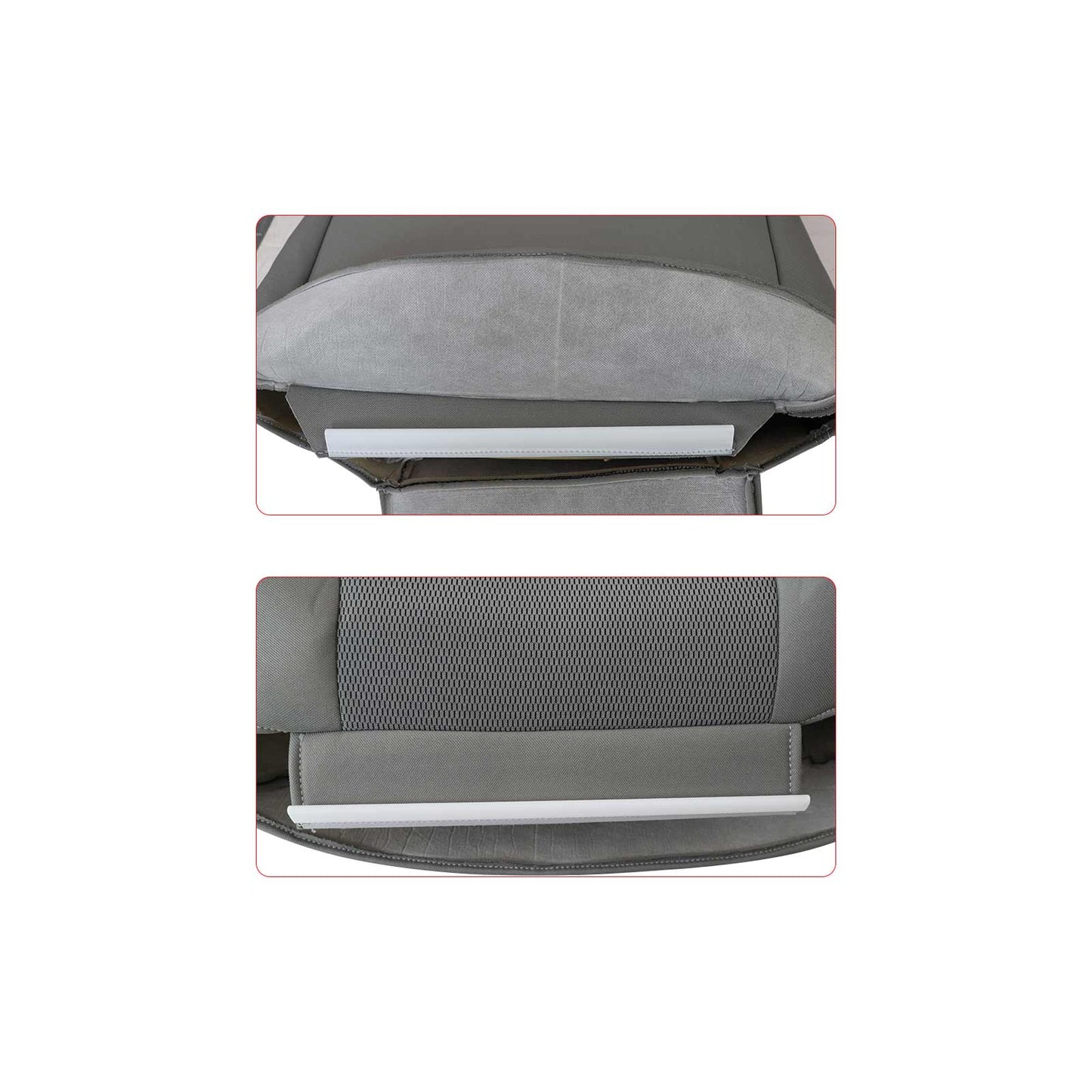For 2004 2005 2006 2007 2008 Ford F150 Driver Cloth Top Seat Cover Flint Gray NE