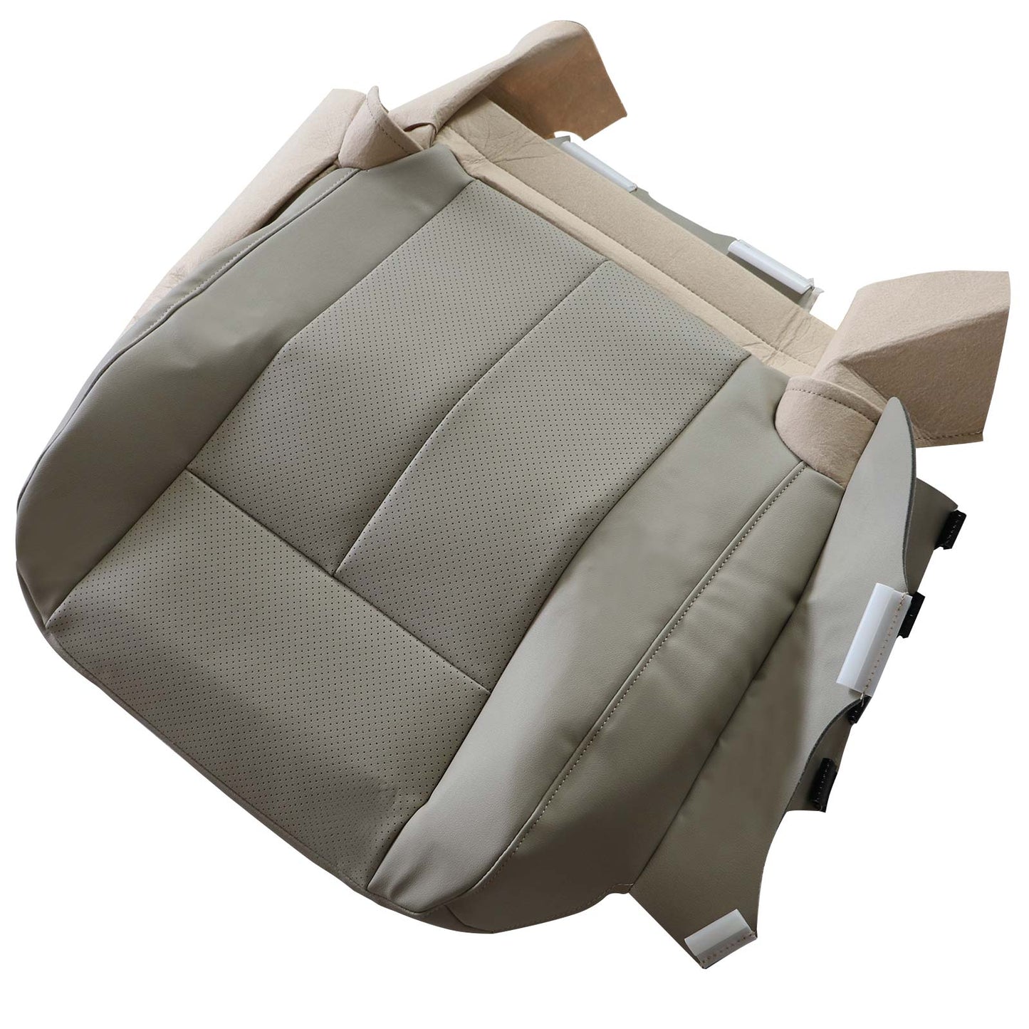 For 2007-2014 Ford Expedition Driver Replacement Bottom Leather Seat Cover Tan