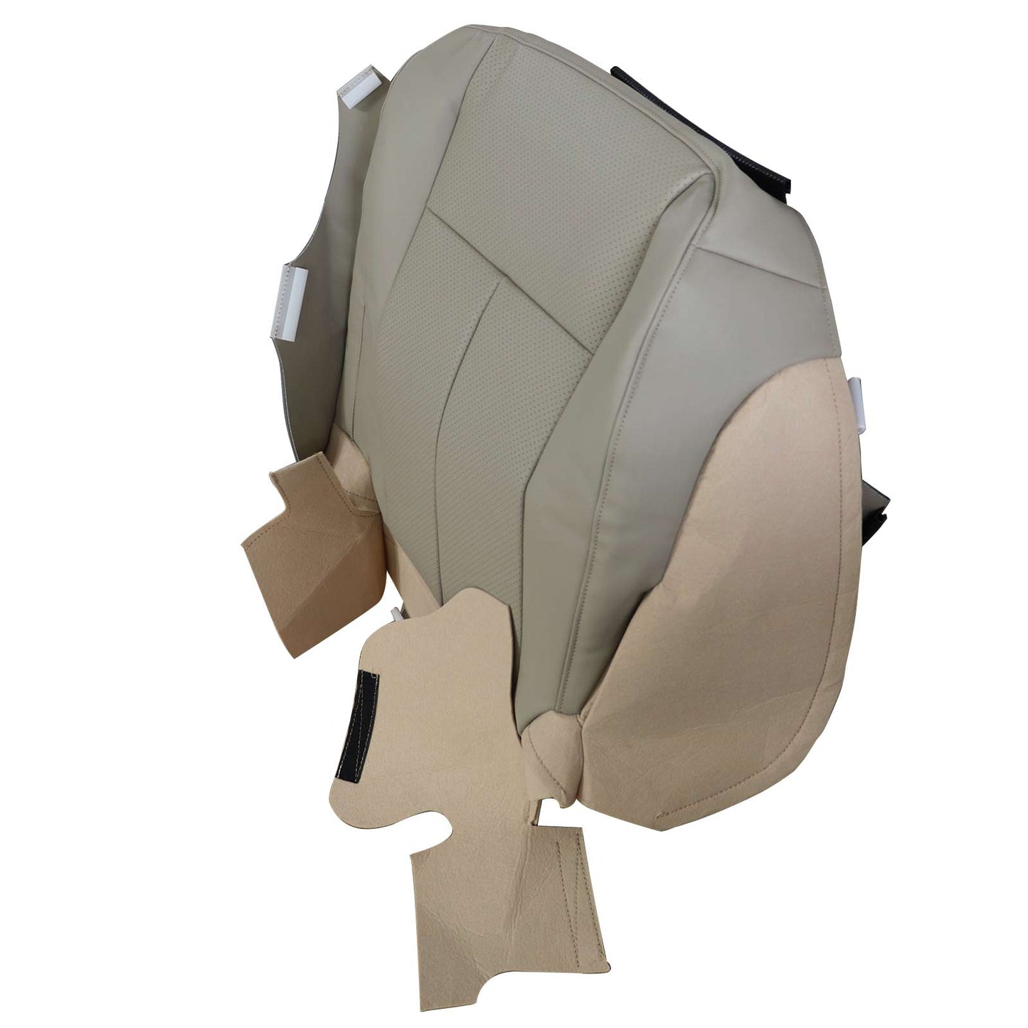 For 2007-2014 Ford Expedition Driver Replacement Bottom Leather Seat Cover Tan