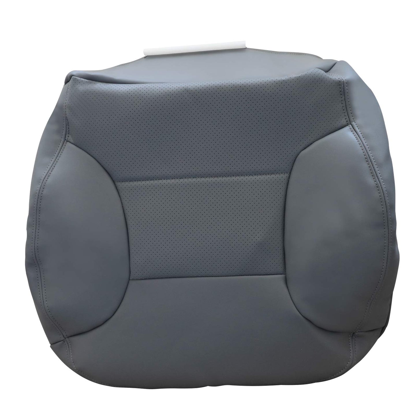 Driver Bottom Seat Leather Perforated Cover Gray For 1992-1996 Ford Bronco XLT