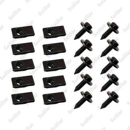 For Truck Body Bolts & U-nut Clips-M8-1.25 x 30mm-13mm Hex- 20pcs (10ea)-#155